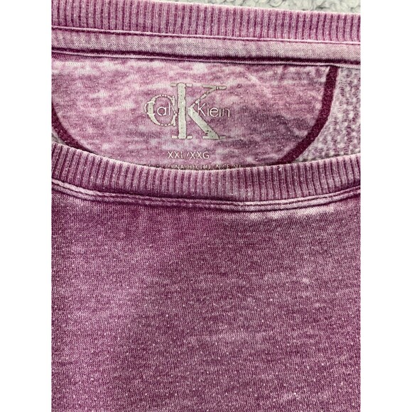 Women's Calvin Klein XXL Vintage Design Distressed Pull-on Sweater Longsleeve - Picture 3 of 16